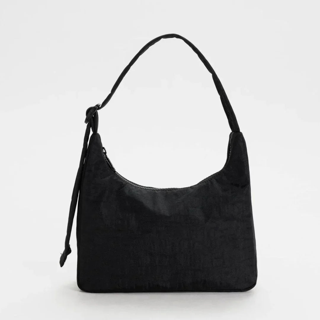 Baggu | Mini Nylon Shoulder Bag (Black) 超轻防水尼龙包 单肩包 腋下包 肩带可调节