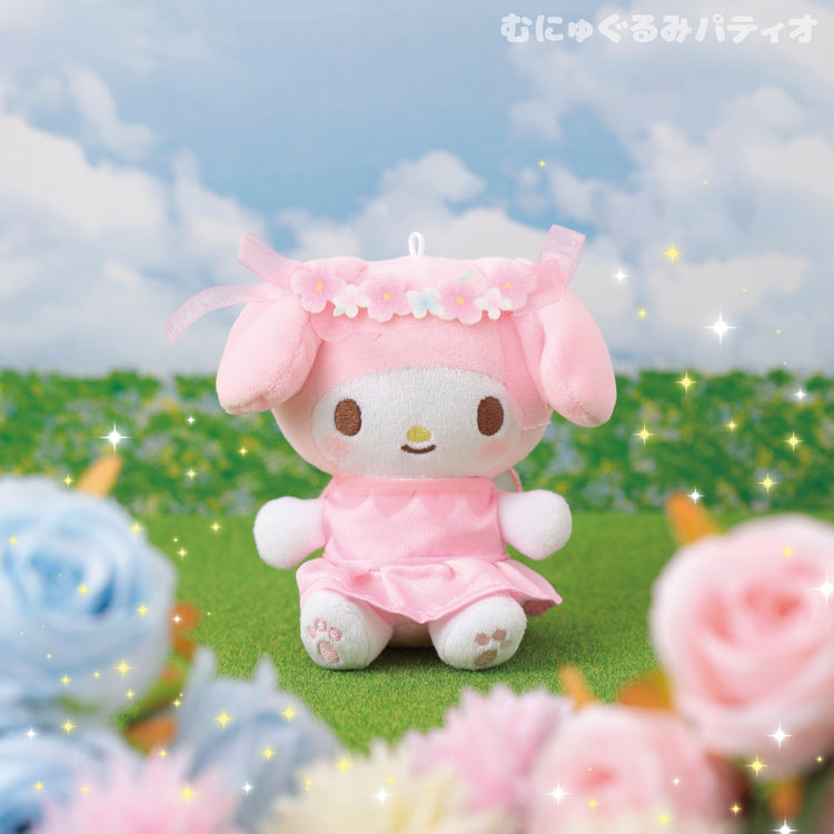 SANRIO | My Melody Mascot Holder Plush Keychain Bag Charm 95mm Approx. (Floral Fairies)