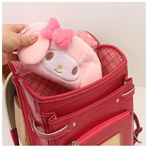 SANRIO | Kuromi Plush Face Pencil Pouch Pen Case 9.7 x 19 x 5cm
