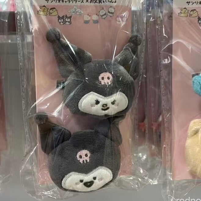 Obungu x SANRIO | Kuromi Mascot Hair Clip Set