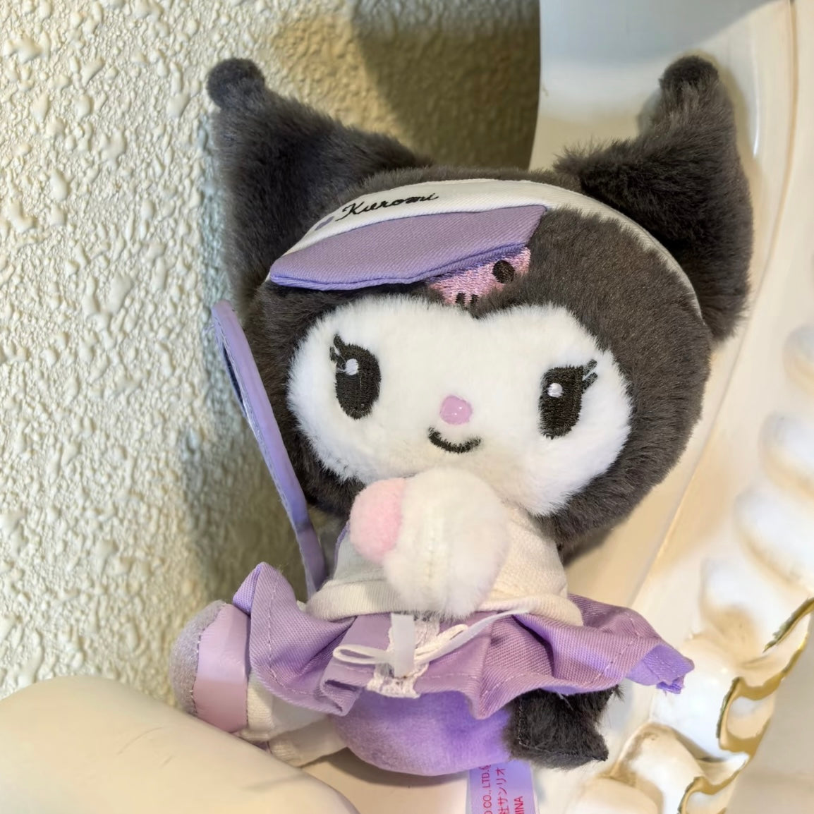 SANRIO CHN | Kuromi Mascot Holder Bag Charm Plush Keychain (Tennis)
