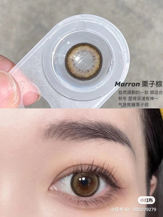 Fomomycolor Contact Lens 10 Pieces Marron Fomomy Dia14.2 Bc8.6