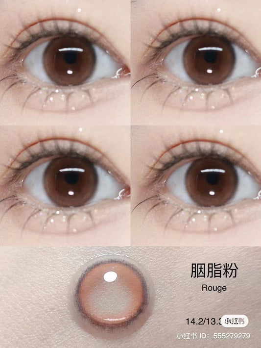 Fomomycolor Contact Lens 10 Pieces Rouge Fomomy Dia14.2 Bc8.6