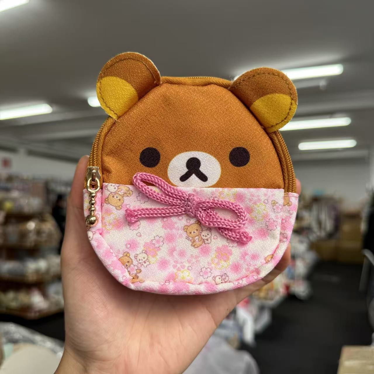 SAN-X | Rilakkuma Zipper Pouch (Sakura Collectible Cherry Blossom)