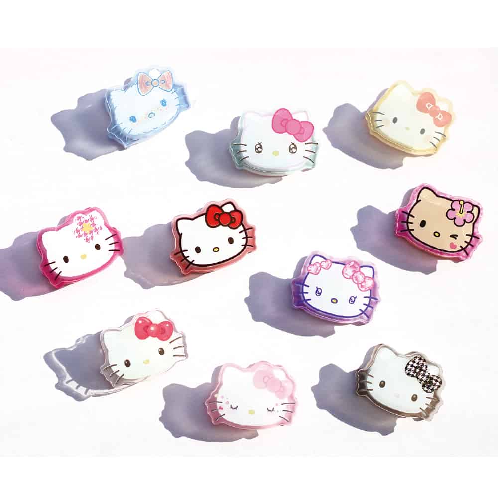 SANRIO | Hello Kitty Secret Acrylic Clip Face Blind Box 67×37×20mm