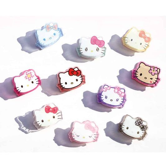 SANRIO | Hello Kitty Secret Acrylic Clip Face Blind Box 67×37×20mm