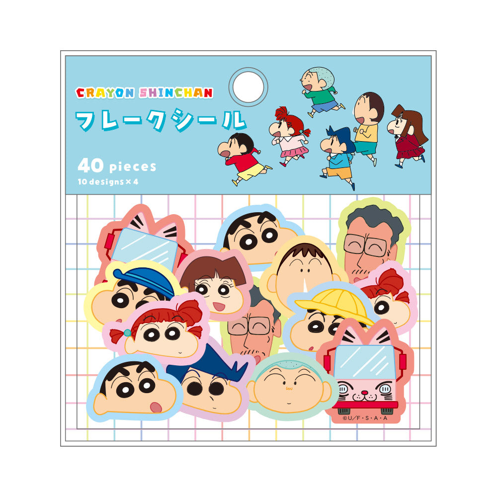 Crayon Shin-chan | Planner Stickers Flake sticker 40 Pieces