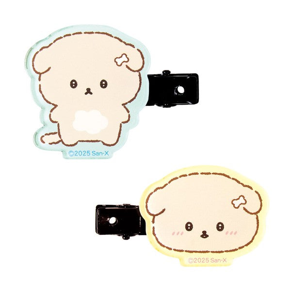 【Made in Japan】SAN-X | Bangs Clip Set Hair Clip H40×W40×D4mm (Ishiyowa-chan/Ishiyowachan)