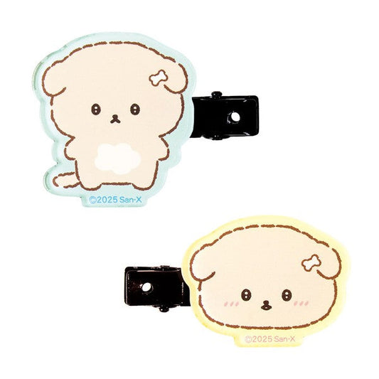 【Made in Japan】SAN-X | Bangs Clip Set Hair Clip H40×W40×D4mm (Ishiyowa-chan/Ishiyowachan)
