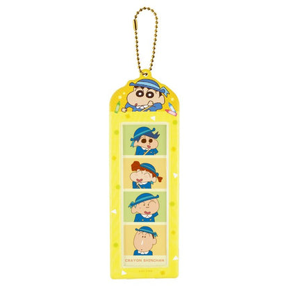 Crayon Shin-chan | 4-Cut Photo Strip Holder Keychain H200×W67×D2mm (Yellow)