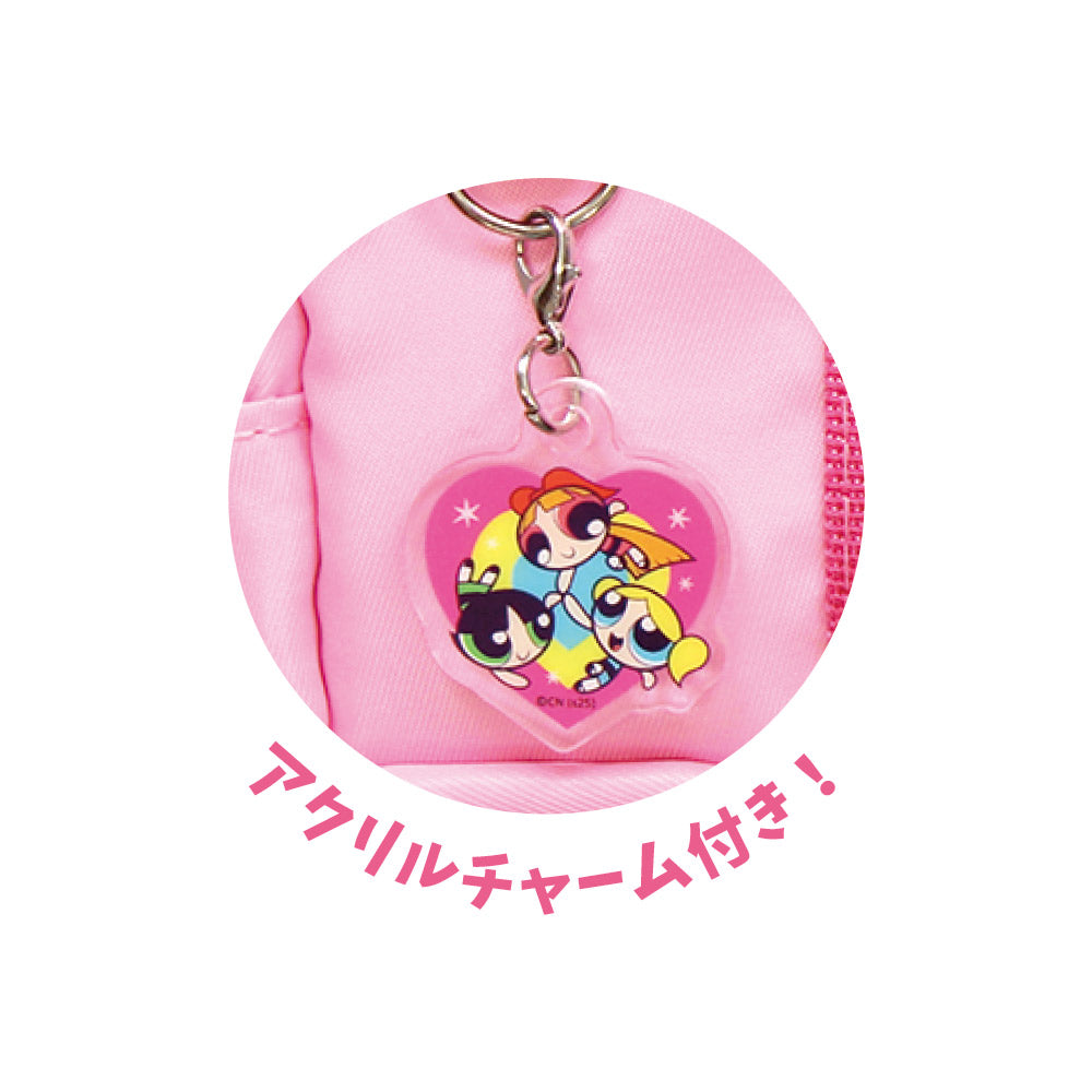 The Powerpuff Girls | Skuba-Style Pouch Boston Bag Pen Case Pen Pouch H85×W190×D55mm (Pink)