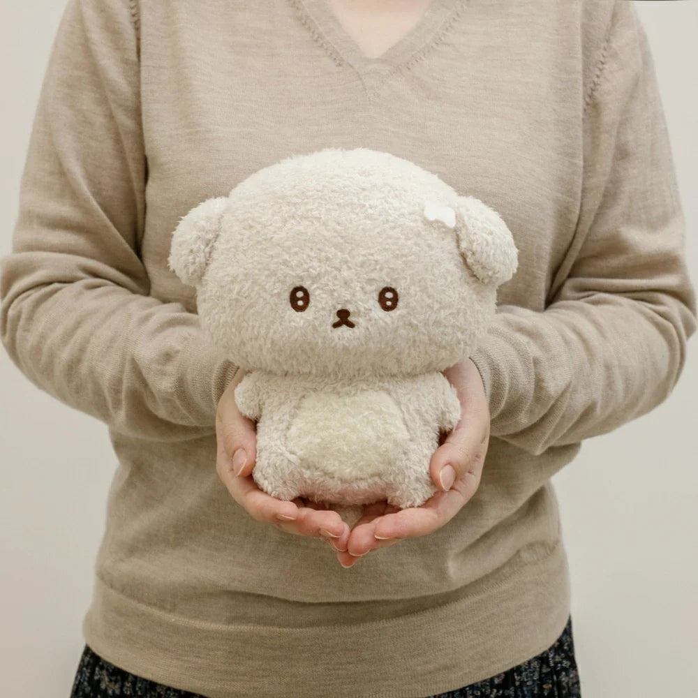 SAN-X | Sitting Plush Toy 200×210×135mm (Ishiyowa-chan/Ishiyowachan Daily Life Looking)