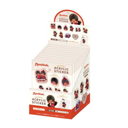 Monchhichi | Secret Acrylic Sticker Blind Box 50 x 50 x 3mm