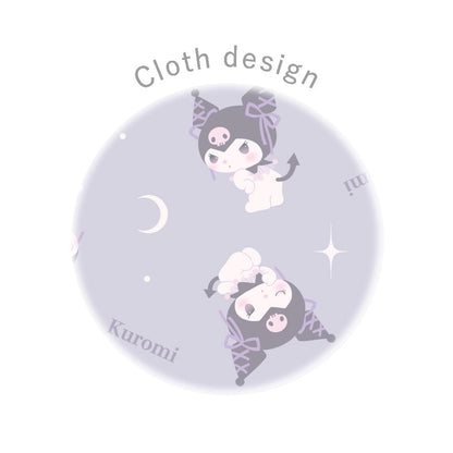 SANRIO | Kuromi Ribbon Layered Scrunchie Hair Accessory H108×W108mm (Balletcore)