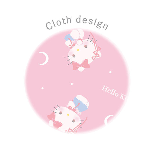 SANRIO | Hello Kitty Ribbon Layered Scrunchie Hair Accessory H108×W108mm (Balletcore)