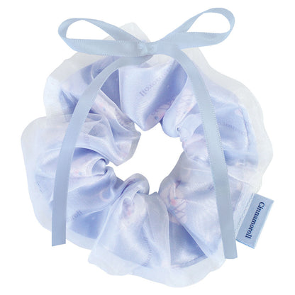 SANRIO | Cinnamoroll Ribbon Layered Scrunchie Hair Accessory H108×W108mm (Balletcore)