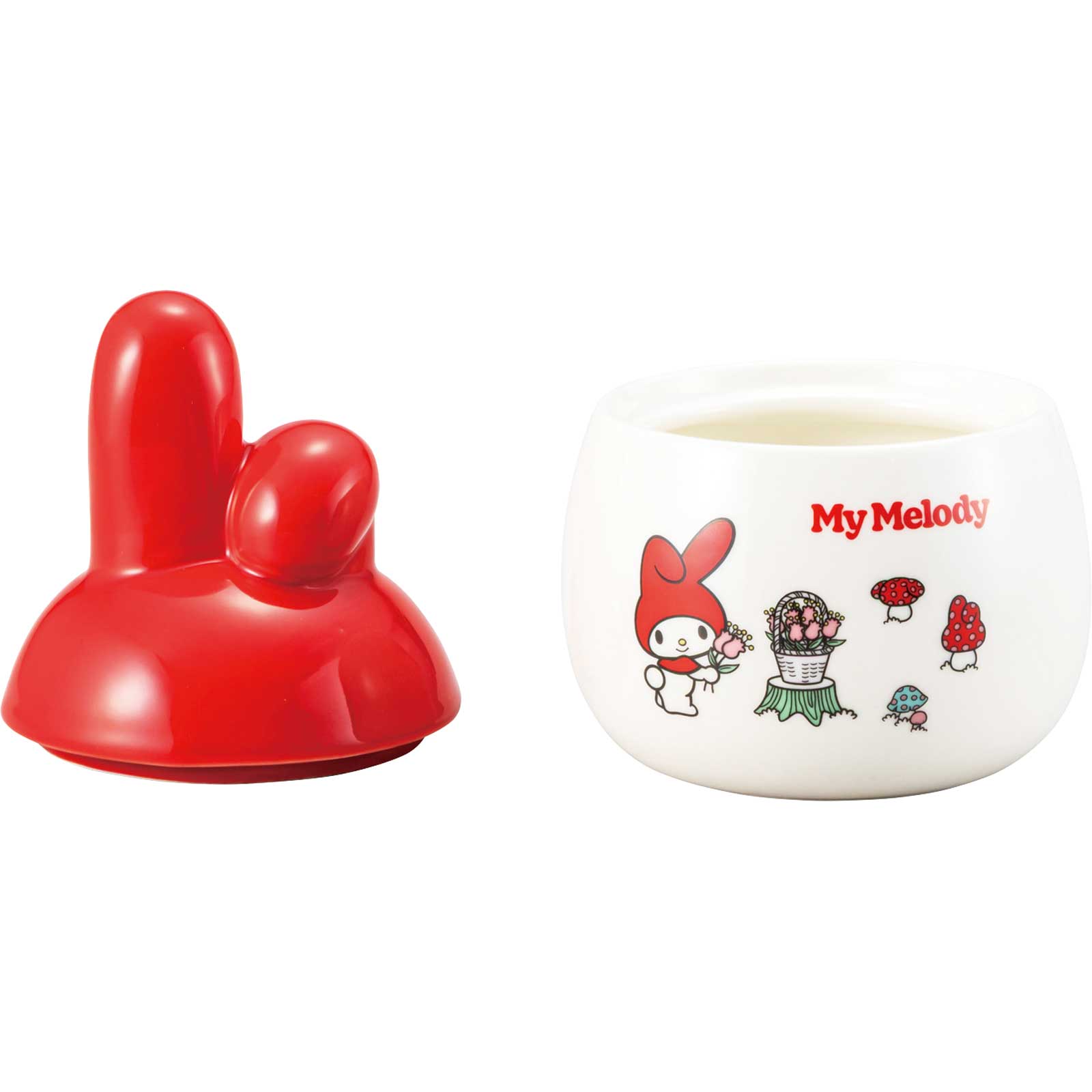 SANRIO | My Melody Candy Pot Red Mushroom House W7×D5×H11
