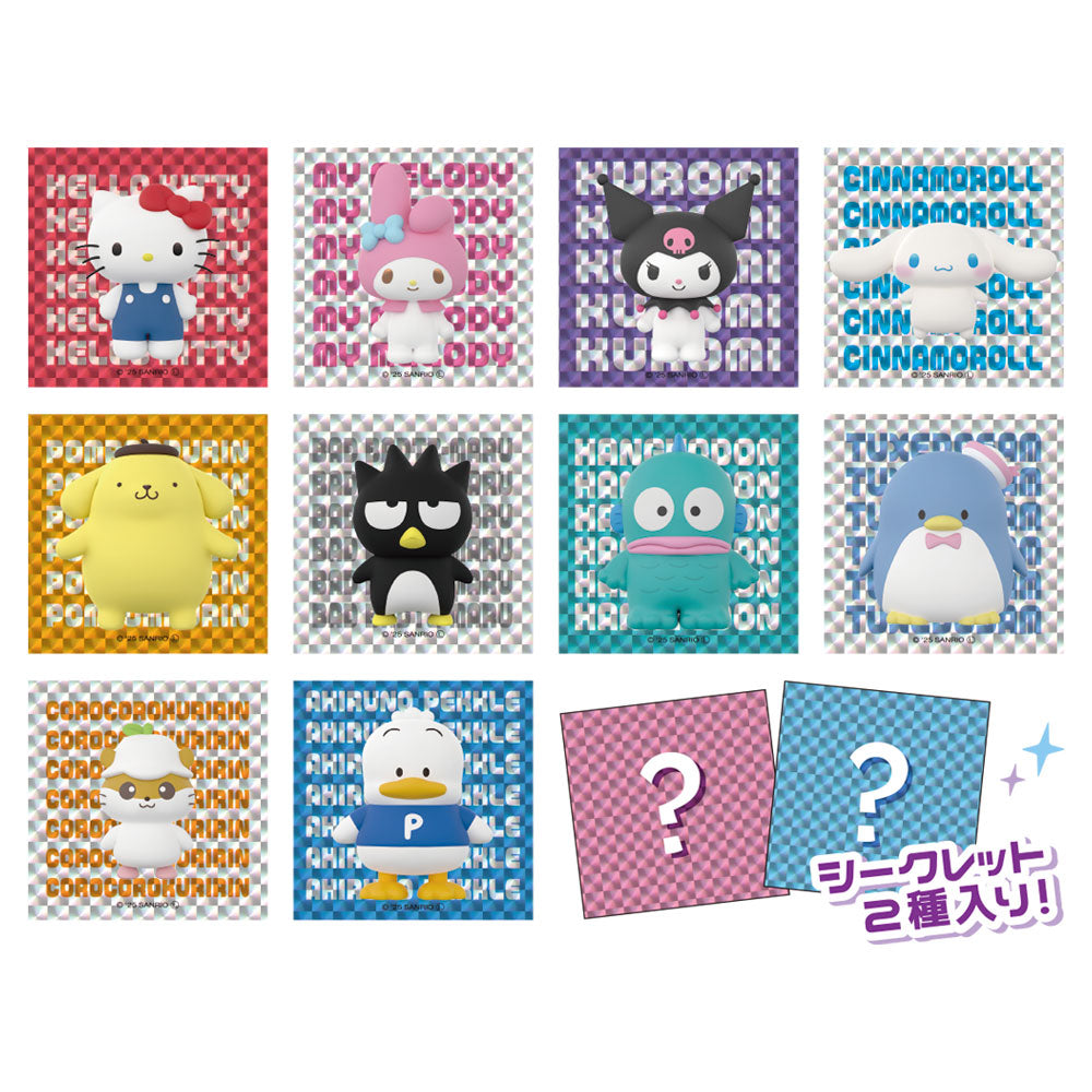 SANRIO | Secret Hologram Sticker Cute Plump 3D Design Blind Bag 60 x 60mm