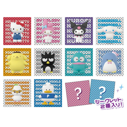 SANRIO | Secret Hologram Sticker Cute Plump 3D Design Blind Bag 60 x 60mm