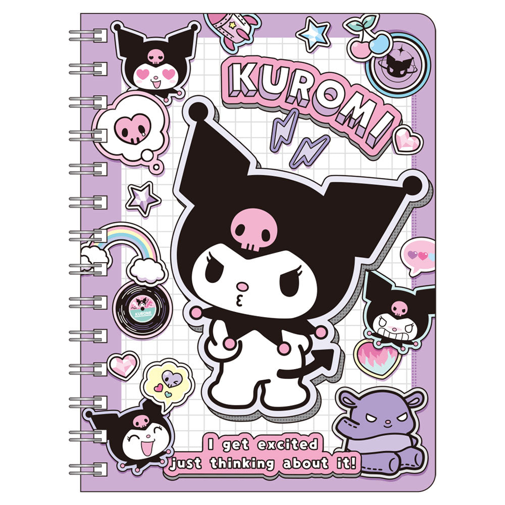SANRIO | Kuromi B6 Ring Notebook 182×136×8mm