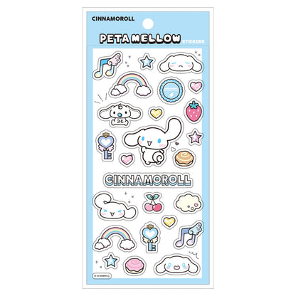 SANRIO | Cinnamoroll Clear Plump 3D Sticker 175×90mm (Peta Mellow)