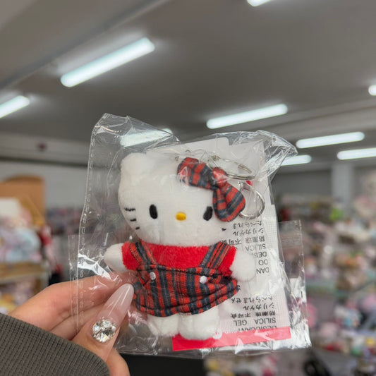 Me% X Hello Kitty | Mascot Holder Keychain 13Cm (Red)