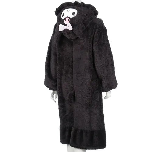 SANRIO | Kuromi Double-Sided Fleece Wearable Blanket (Free Size)