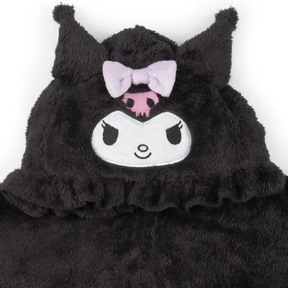 SANRIO | Kuromi Double-Sided Fleece Wearable Blanket (Free Size)