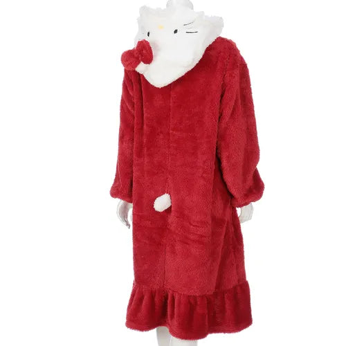 SANRIO | Hello Kitty Double-Sided Fleece Wearable Blanket (Free Size)