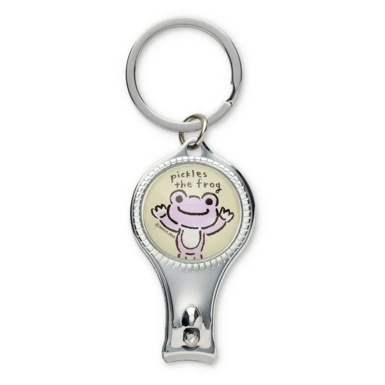 Pickles the Frog | Nail Clippers Friends 60×32×10mm (Crayon Touch Pink)