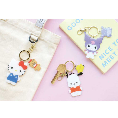 SANRIO | Hello Kitty Die-Cut Twin Key Holder Keychian 13x79x87mm