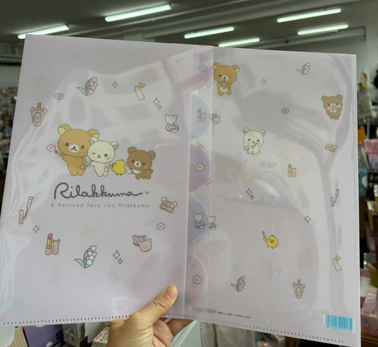 SAN-X | Rilakkuma File Folder 310×220mm(A4) (Rilakkuma Makeup)
