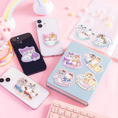 MOFUSAND x SANRIO | Kuromi Smartphone-sized Stickers 62x82mm or less