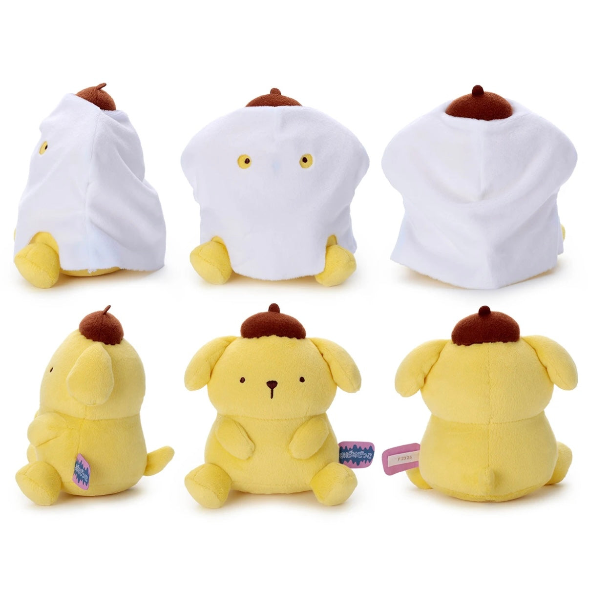 SANRIO | Pompompurin Pom Pom Purin Plush Doll Plush Toy 170 x 140 x 90mm (Cosplay Ghost Halloween)