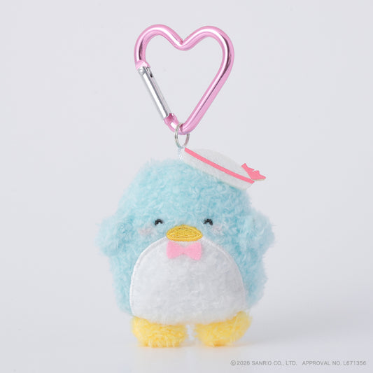 SANRIO | TuxedoSam Fluffy Mini Mini Mascot Holder Plush Keychain 75mm (Cheek Squeeze)