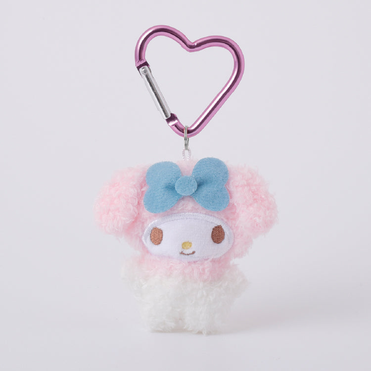 Sanrio | Fluffy Mini Mascot Holder Plush Keychain My Melody 75Mm