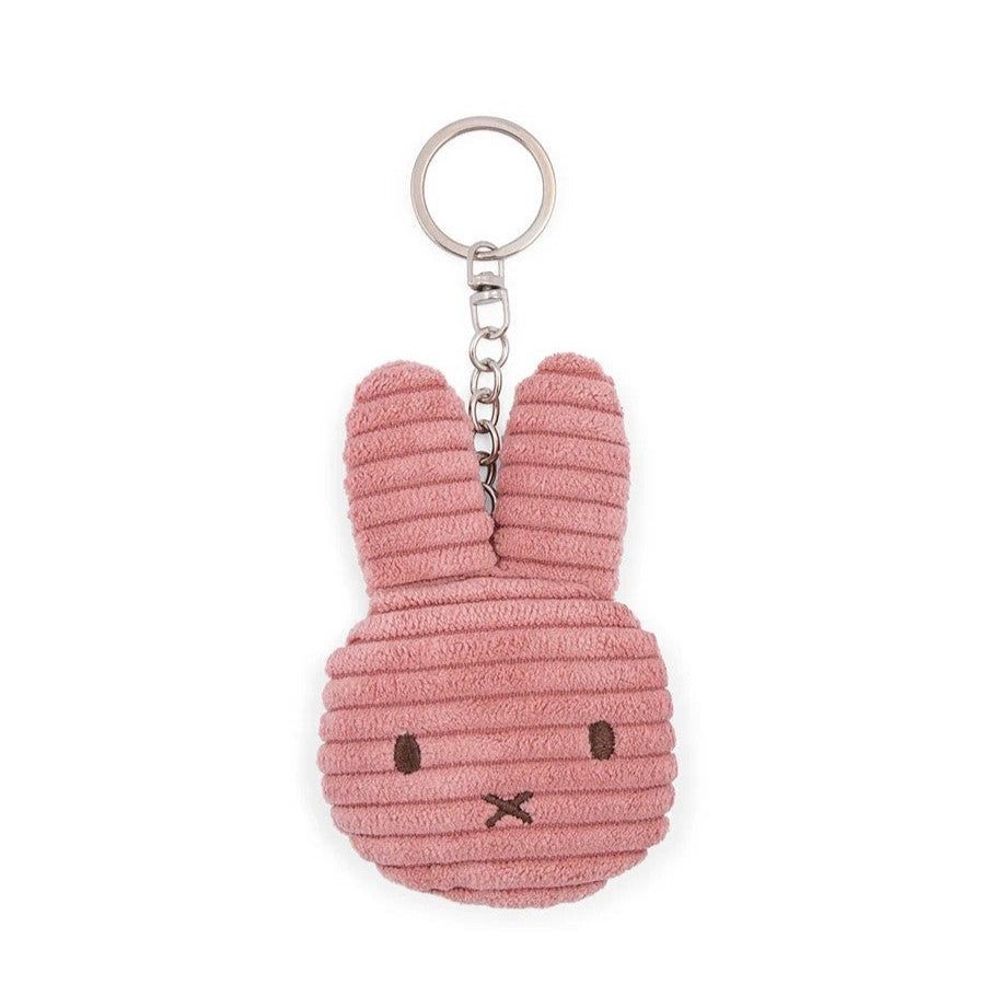 MIFFY | Flat Keychain Eco Corduroy 10cm 100% recycled PET (Dusty Rose)