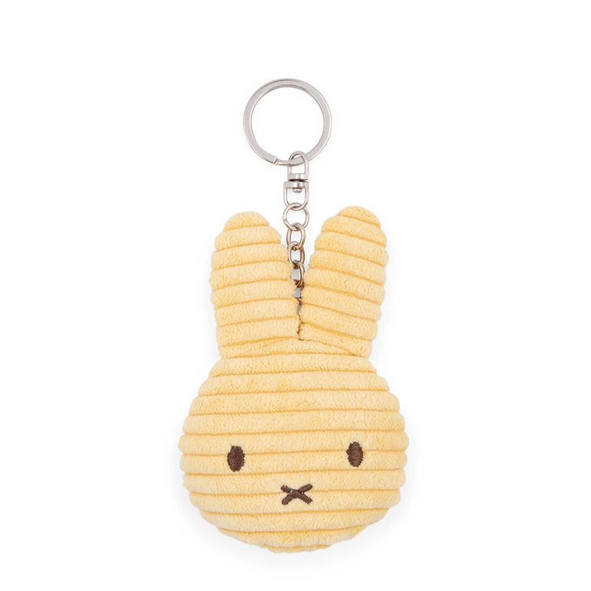 MIFFY | Flat Keychain Eco Corduroy 10cm 100% recycled PET (Buttercream)