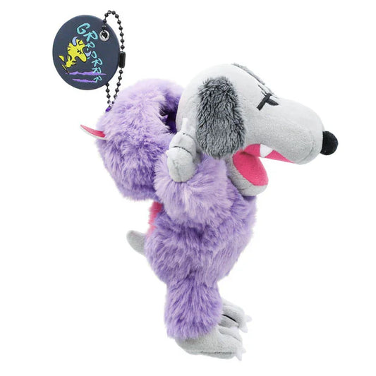 Usj | Peanuts Snoopy Fluffy Mascot Holder Plush Keychain W11.2Cm×H17Cm×D8.8Cm