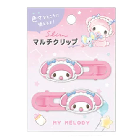 SANRIO | My Melody Slim Multi Clip Hair Clip 20 x 60 mm (Baby)