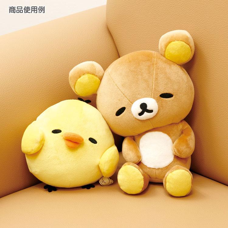 SAN-X | Rilakkuma Plush Doll Pose Daradara Lazy 210×185×130mm (Peaceful Good Night Bedside)