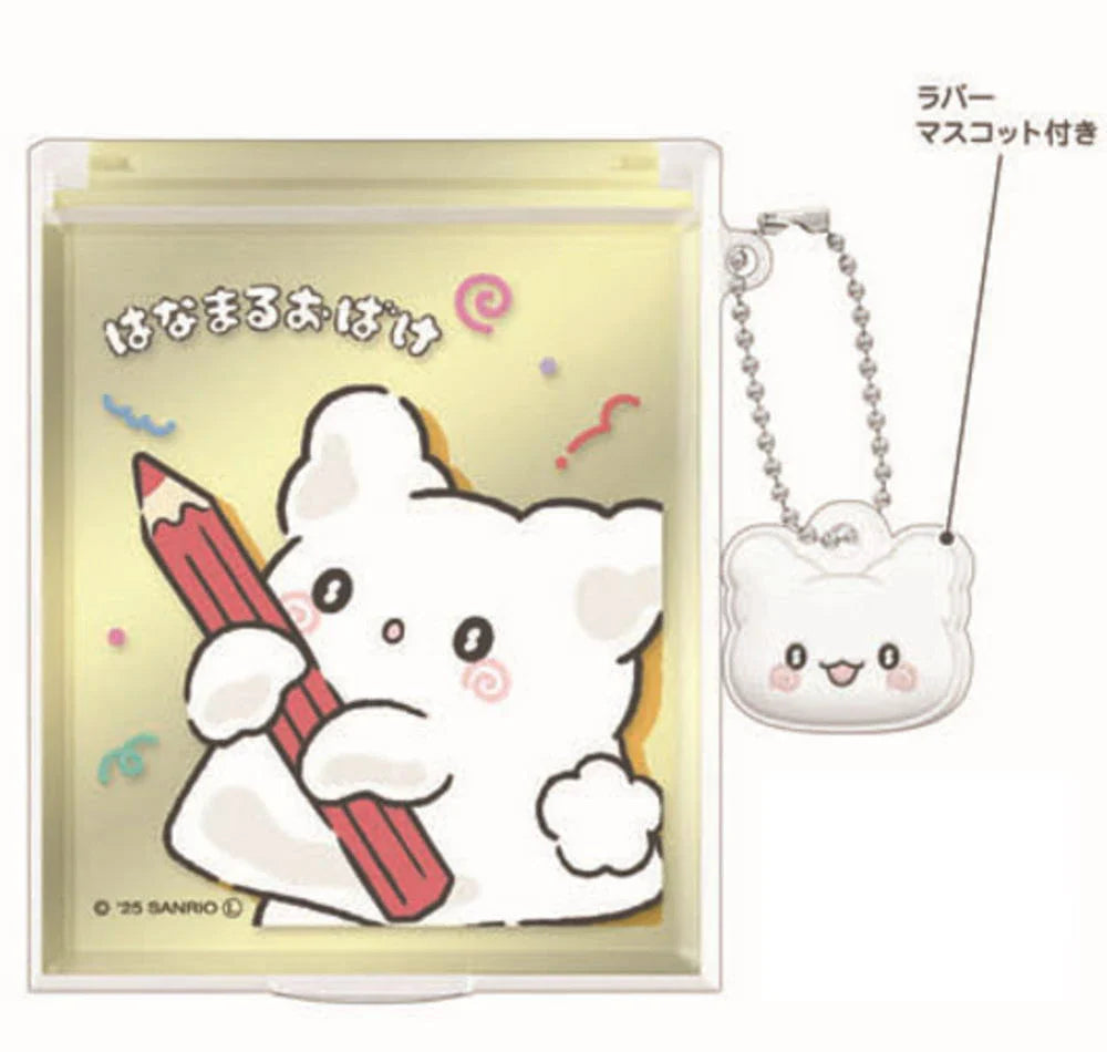 SANRIO | Hanamaruobake Mirror with Mascot H85×W70×D6mm (Happy)