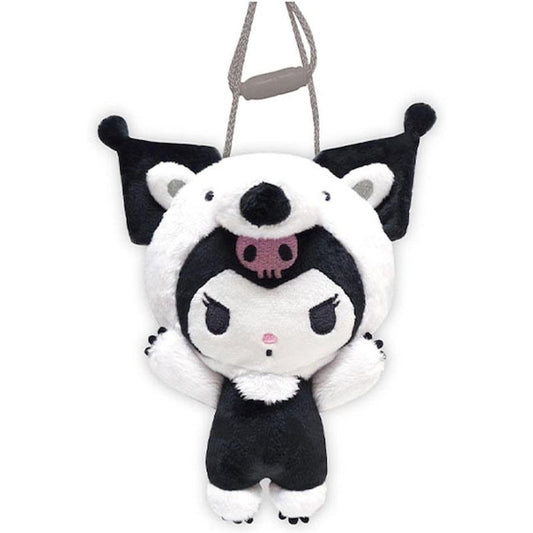 SANRIO | Kuromi Plush Neck Pouch 128x200x70mm (Cheers Banzai Series)