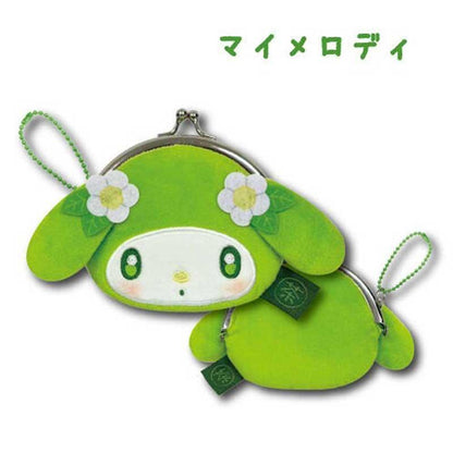 SANRIO | My Melody Clasp Coin Purse Keychain 80×100mm (Matcha)