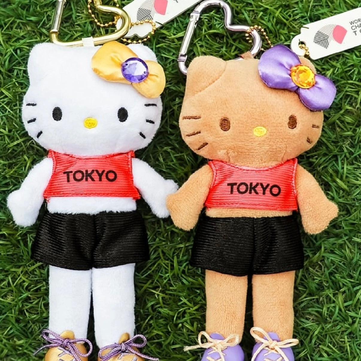 SANRIO | Hello Kitty Long Leg Style Up Mascot Holder Plush Keychain (World Sthletics Championships Tokyo 2025)