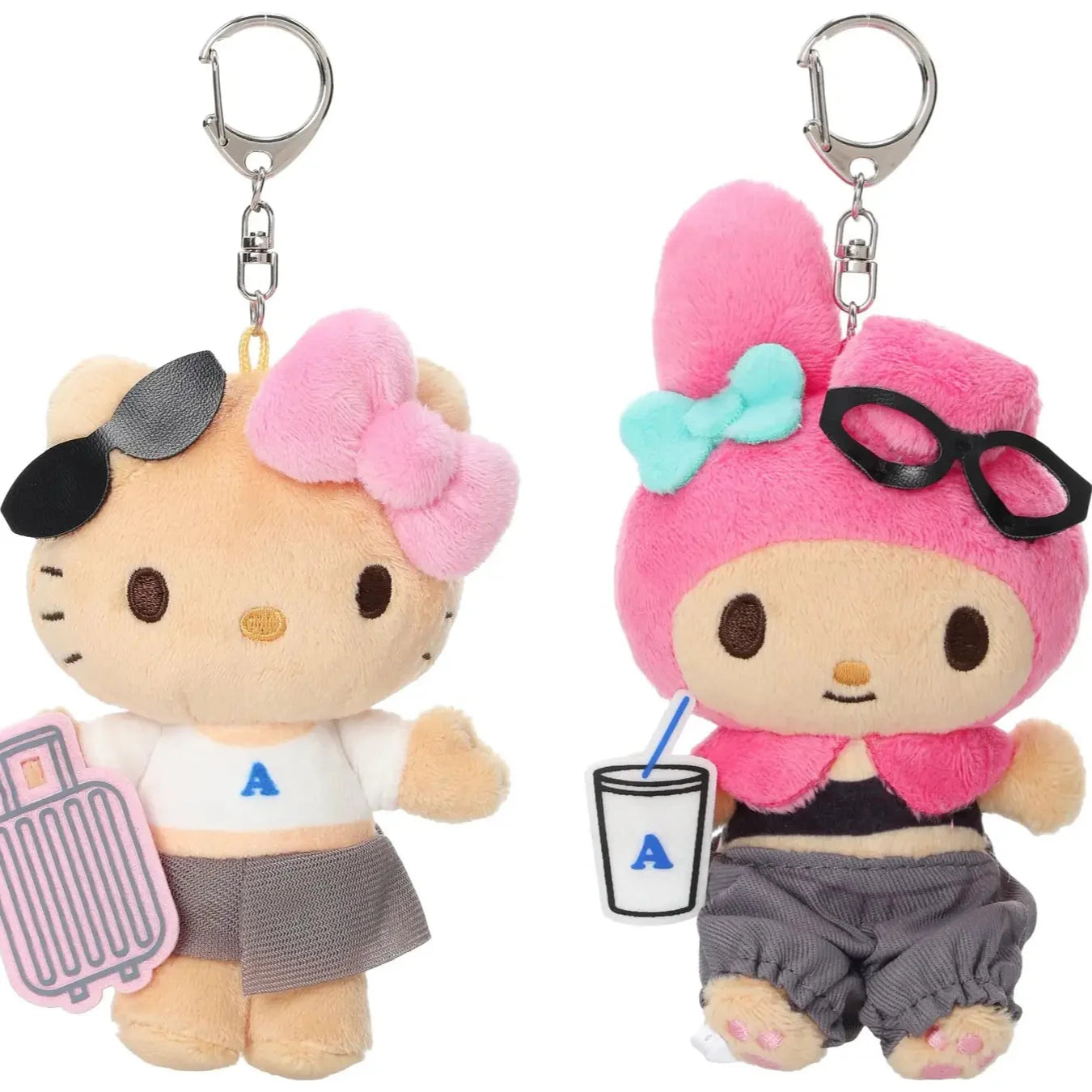SANRIO x ALEXIA STAM | My Melody Mascot Holder Plush Keychin Bag Charm (Tanned)