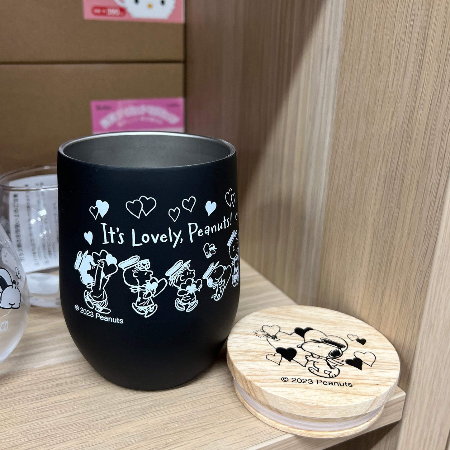 Peanuts | Snoopy Stainless Bottle With Wooden Lid