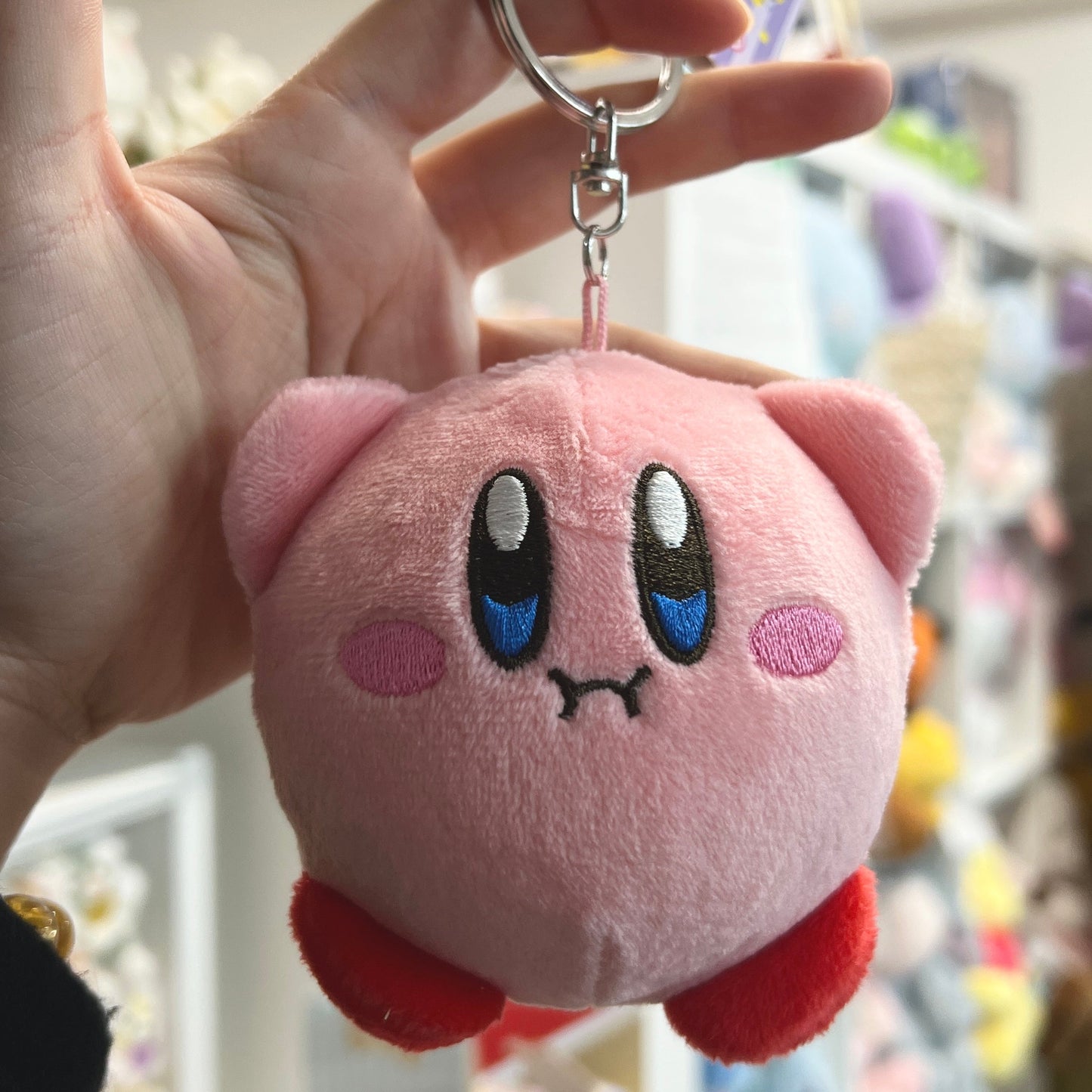 Kirby | Warmth Keyring Hovering 10Cm X 13Cm 7Cm 星之卡比 玩偶挂件/包挂/公仔 慢回弹