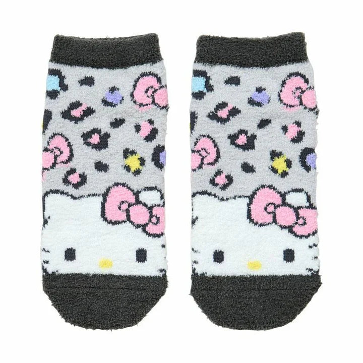 SANRIO | Hello Kitty Socks Mokomoko Fluffy 23-25cm (Leopard)