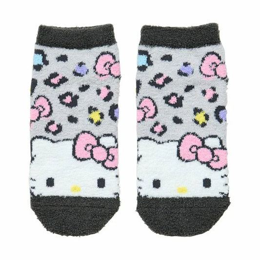 SANRIO | Hello Kitty Socks Mokomoko Fluffy 23-25cm (Leopard)